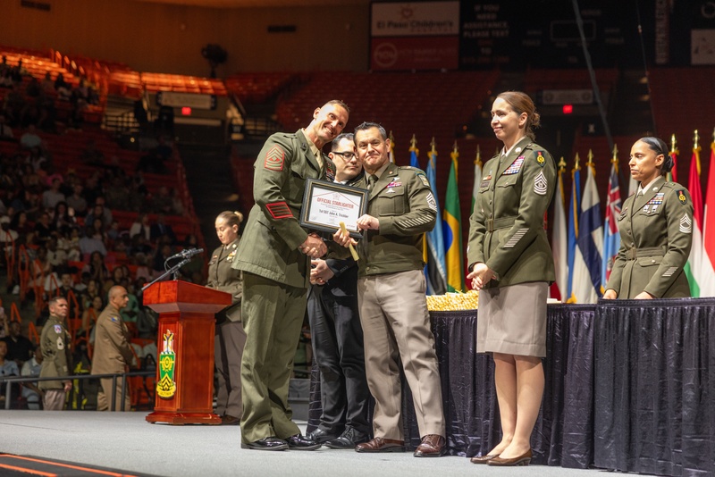 Master Sgt. Vickers United States Sergeant Majors Academy Graduation