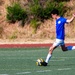 USS Ronald Reagan (CVN 76) Sailors compete in a soccer match
