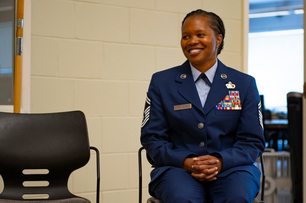 Chief Master Sgt. Rutledge Promotion