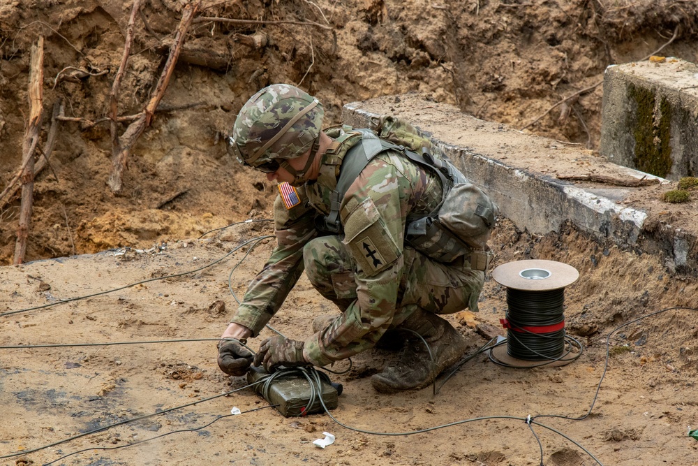 173rd BEB Conducts Live Demolition Training