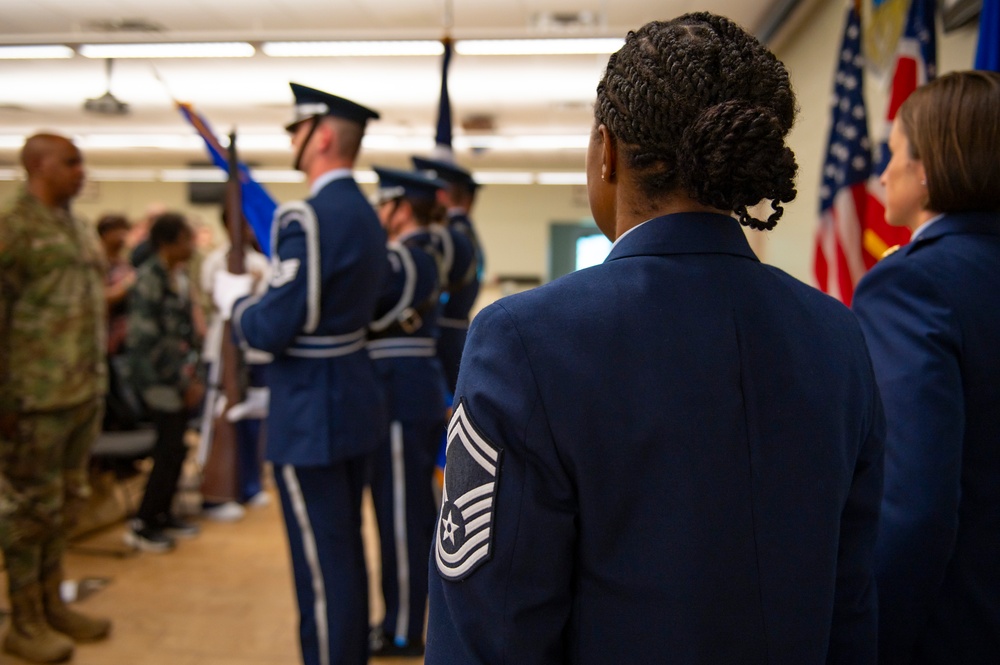 Chief Master Sgt. Rutledge Promotion