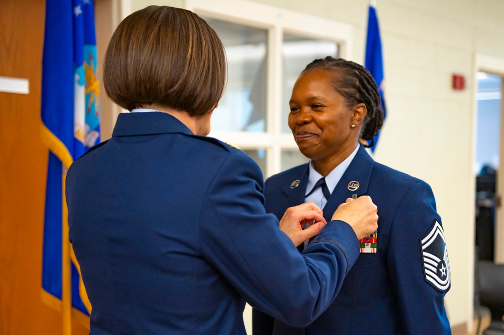 Chief Master Sgt. Rutledge Promotion
