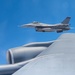 KC-135 Stratotanker refueling in action during Weapons School Integration