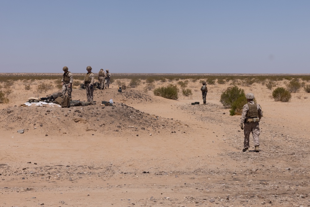 Yuma Marines conduct Machine Gun Training