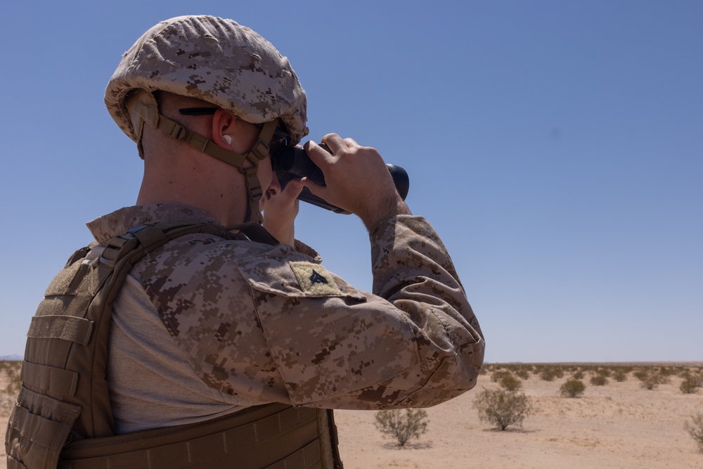Yuma Marines conduct Machine Gun Training