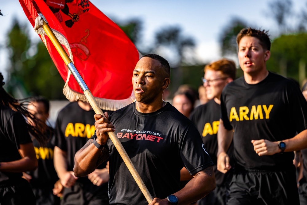 U.S. Army Pacific Celebrates 250th Army Birthday with Formation Run