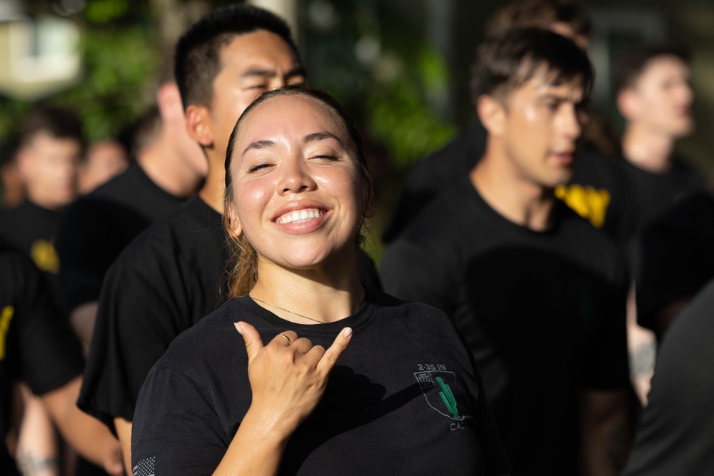 U.S. Army Pacific Celebrates 250th Army Birthday with Formation Run
