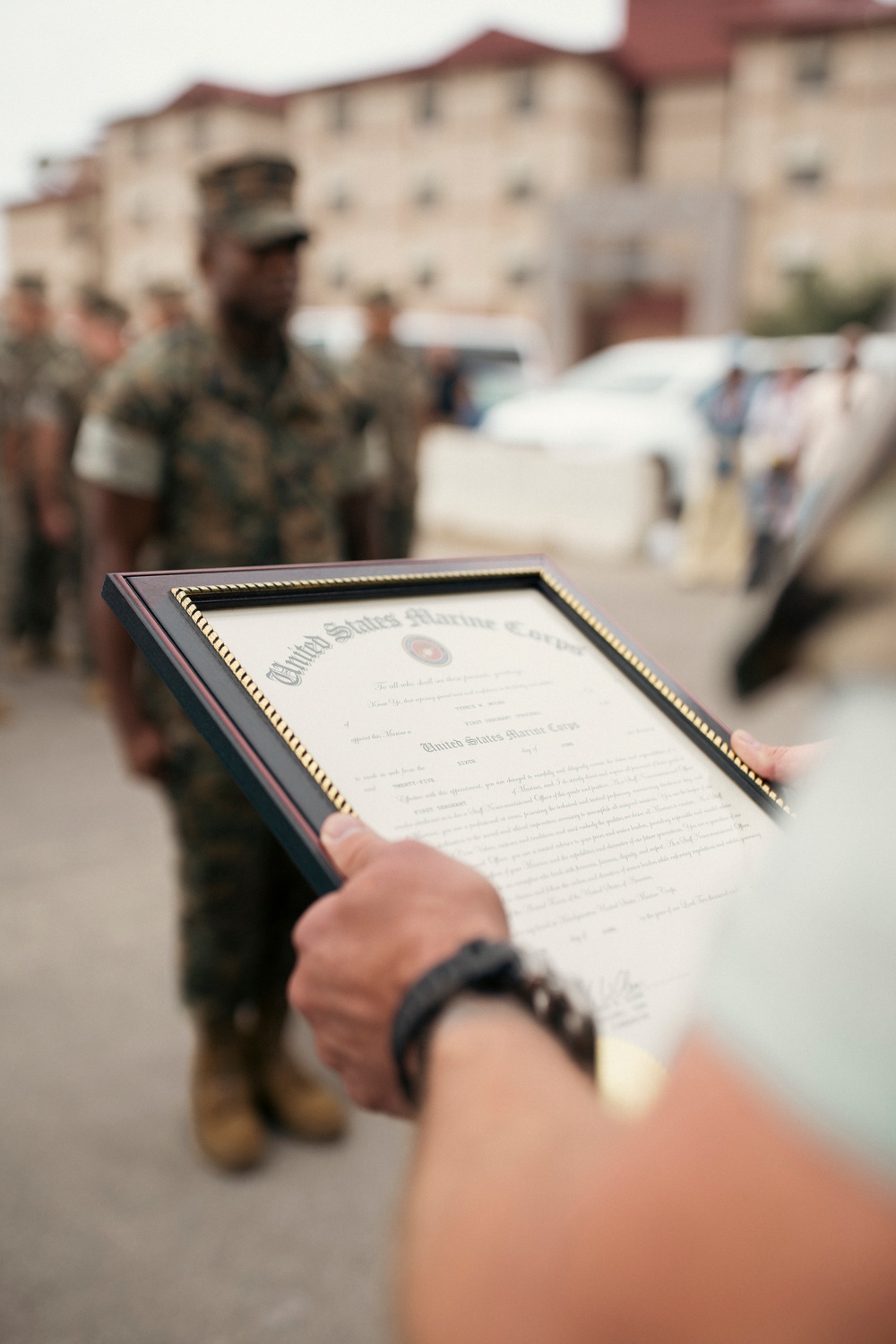 13th MEU holds Promotion to 1stSgt