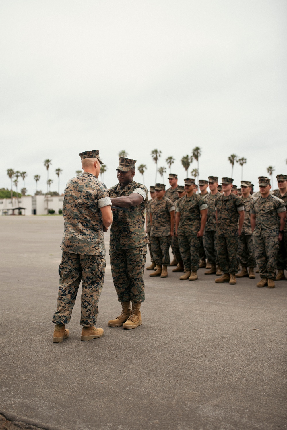 13th MEU holds Promotion to 1stSgt