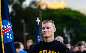 U.S. Army Pacific Celebrates 250th Army Birthday with Formation Run