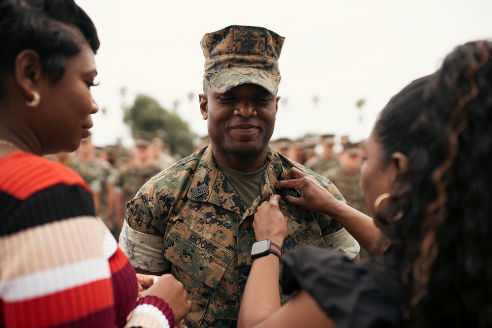 13th MEU holds Promotion to 1stSgt