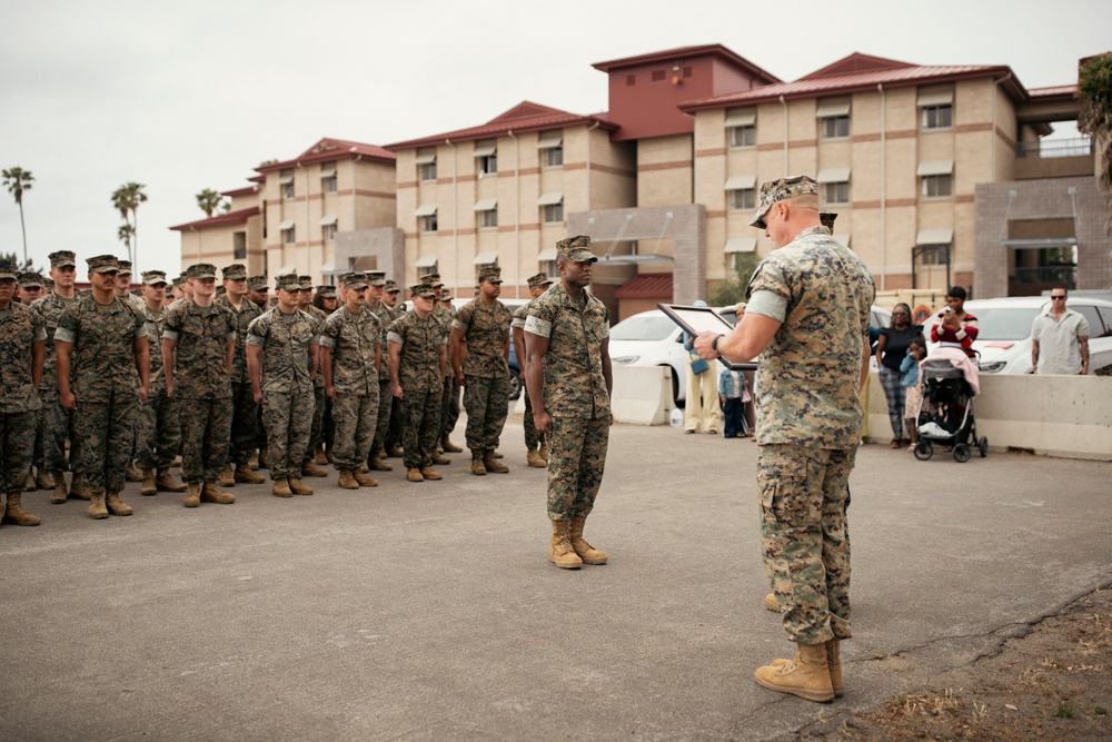 13th MEU holds Promotion to 1stSgt