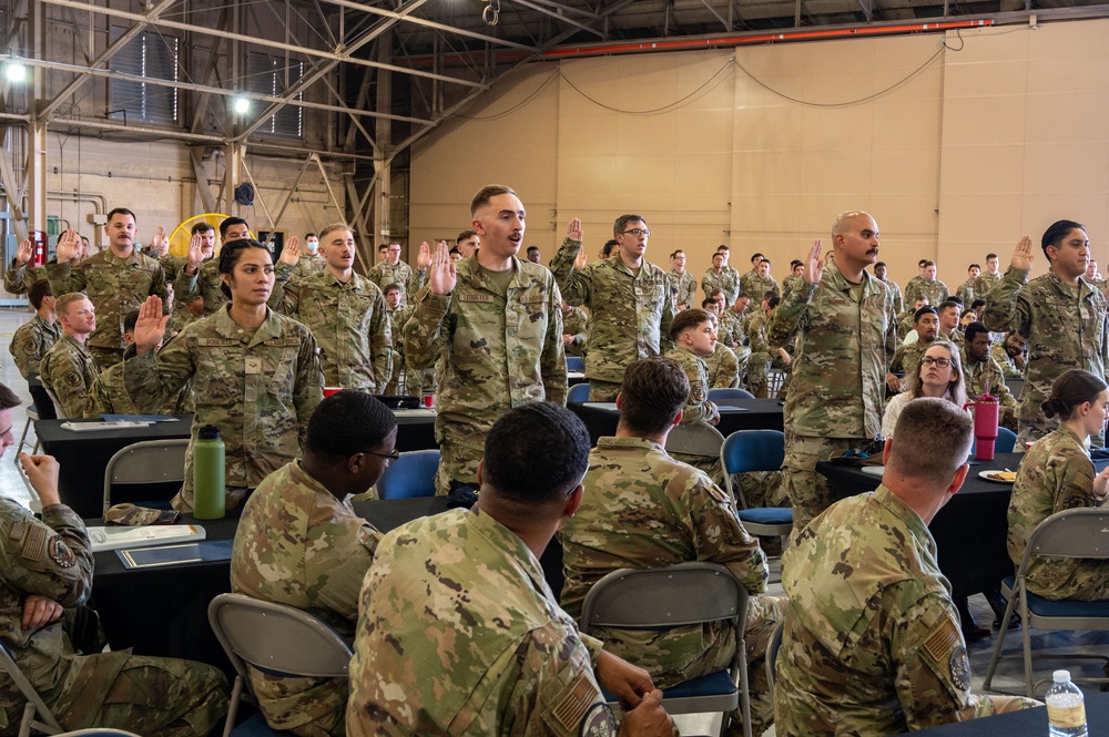 757th Aircraft Maintenance Squadron inducts new dedicated crew chiefs