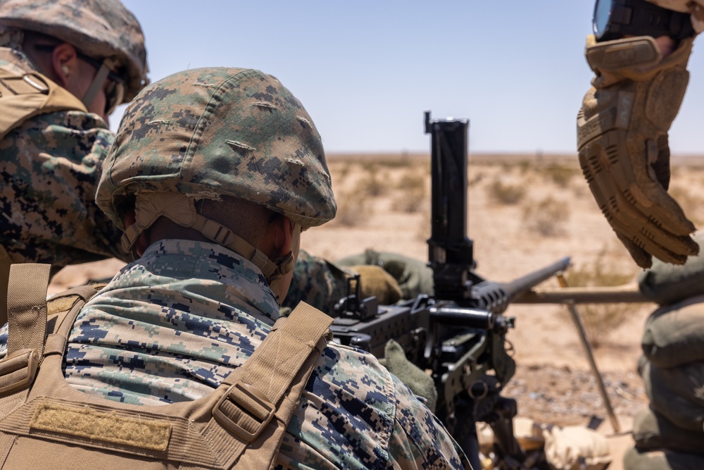 Yuma Marines conduct Machine Gun Training