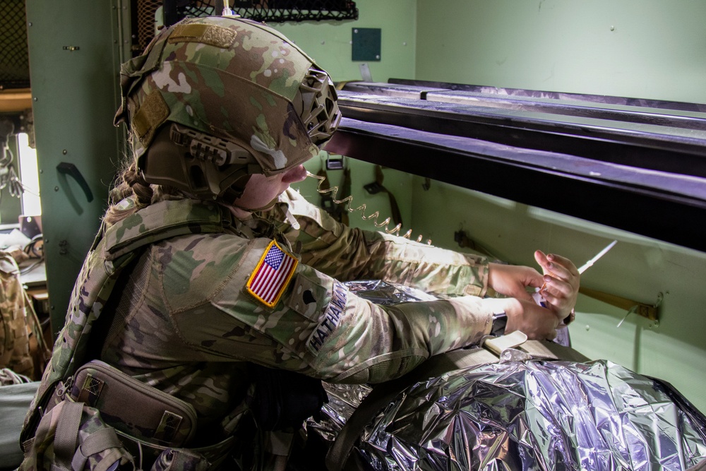 Wisconsin National Guard combat medics train in mass casualty preparedness