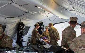 Wisconsin National Guard combat medics train in mass casualty preparedness