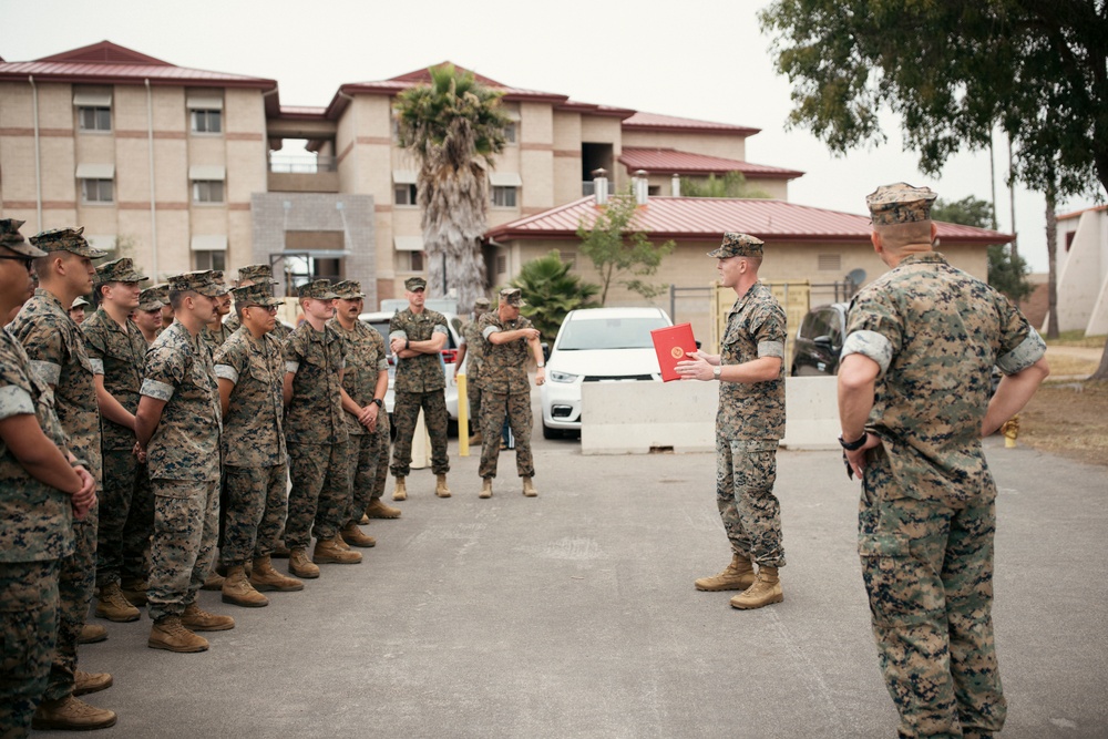 13th MEU holds award ceremony formation