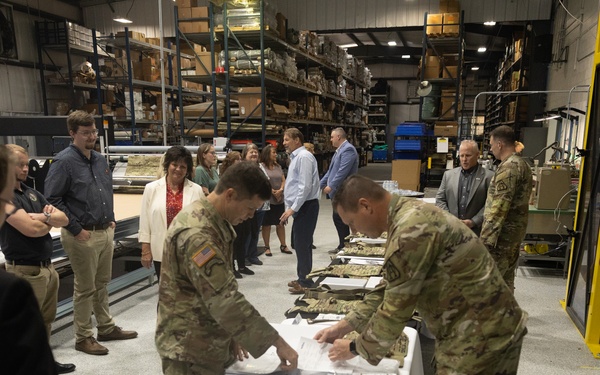 Aircrew Combat Equipment (ACE) vest during a full-rate production kickoff