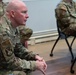 181st Security Forces Squadron attend a professional development briefing at the National Museum of the US Air Force