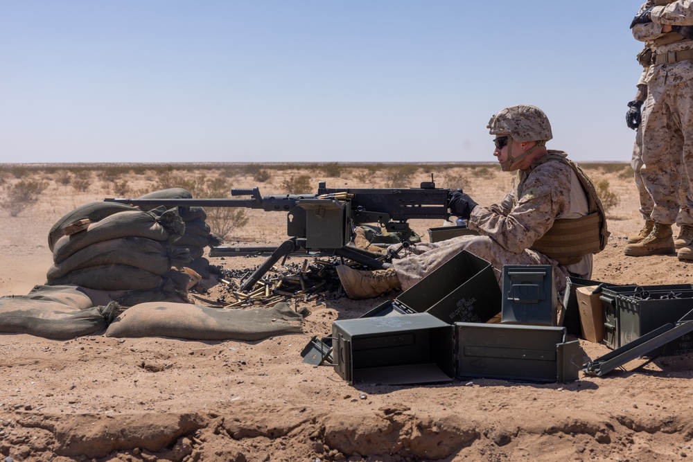 Yuma Marines conduct Machine Gun Training