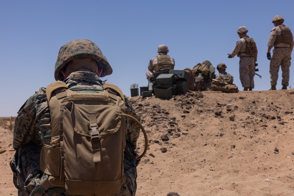 Yuma Marines conduct Machine Gun Training