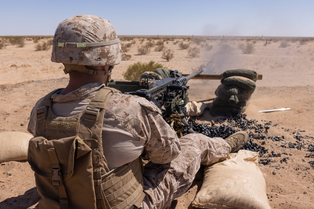 Yuma Marines conduct Machine Gun Training