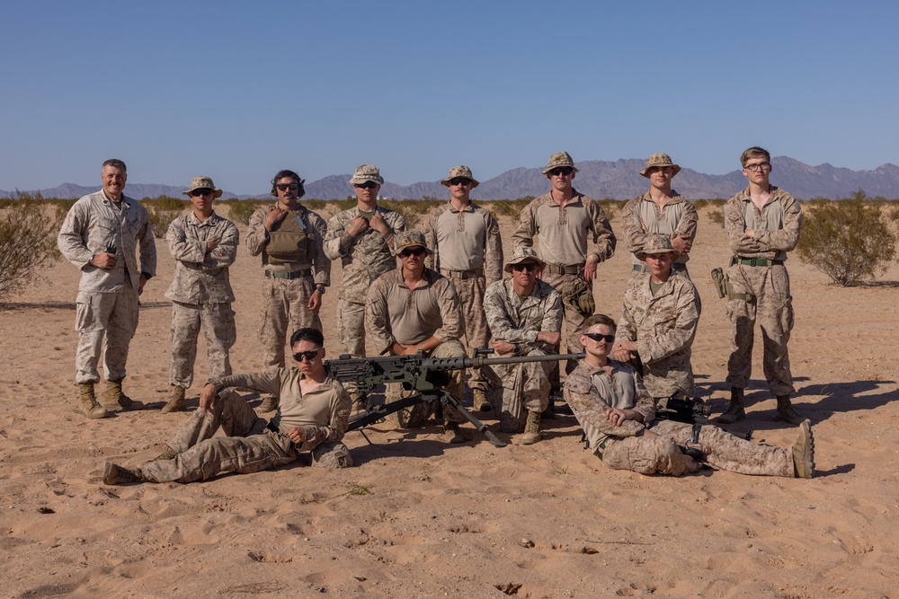 Yuma Marines conduct Machine Gun Training
