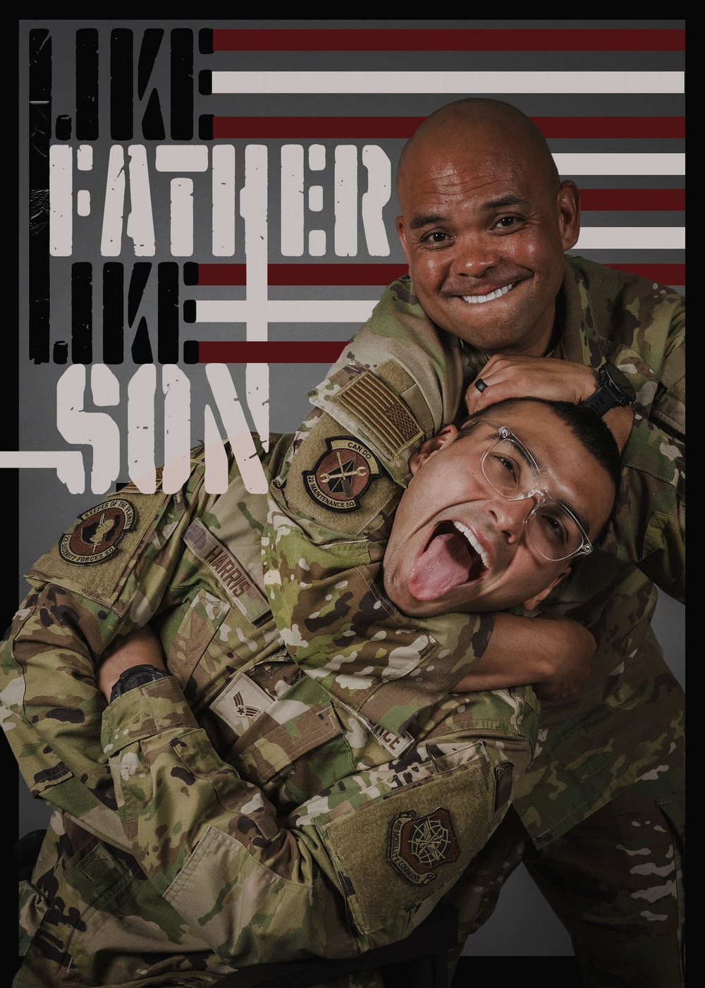 Full circle moment: father and son serving together at McConnell AFB