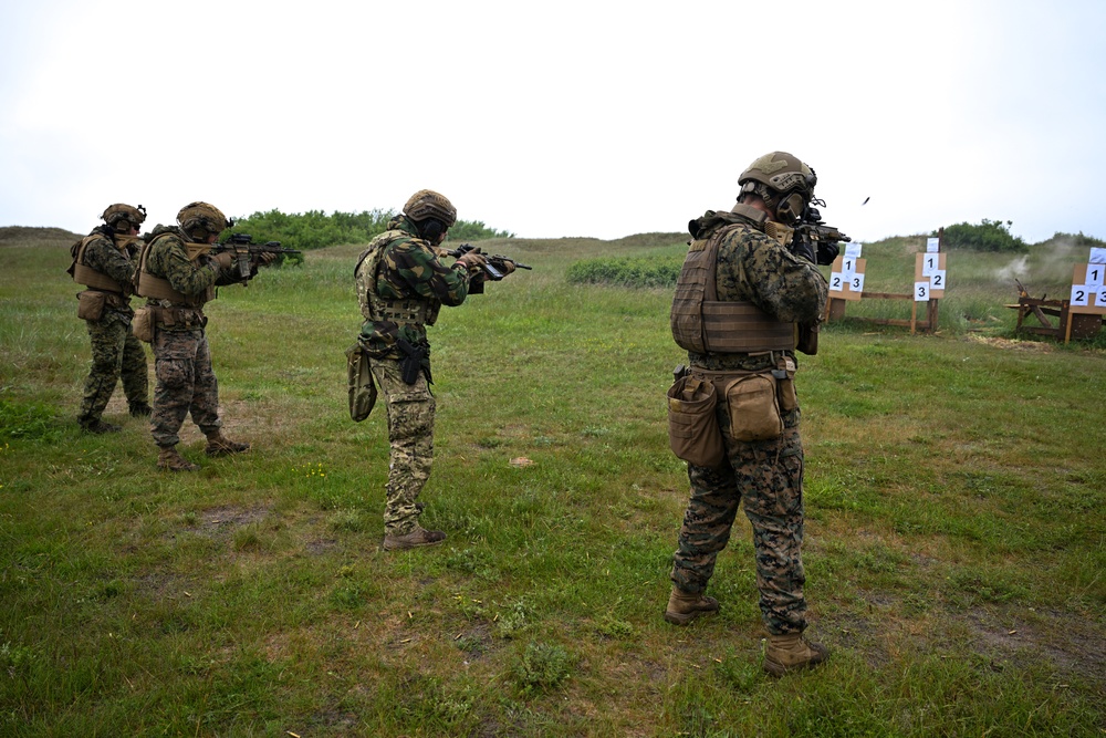 BALTOPS 25 – 2nd LAR and Portuguese Service Members Execute a Live Fire Range