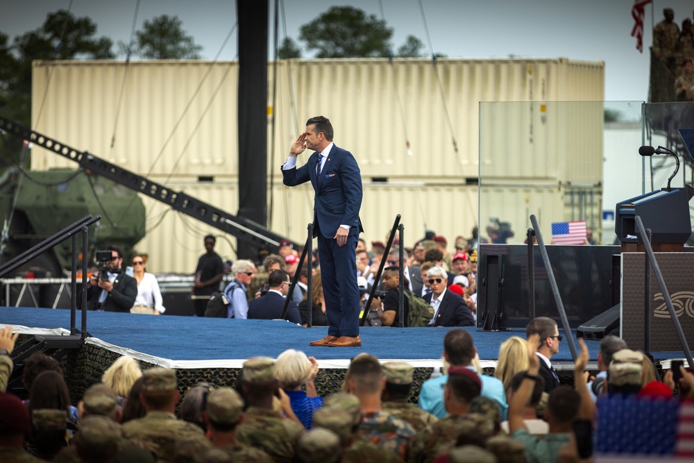 Army 250th Birthday Celebration at Fort Bragg