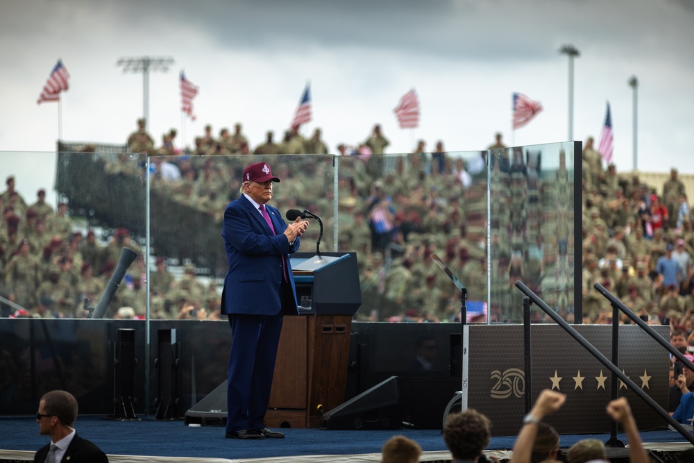 Army 250th Birthday Celebration at Fort Bragg