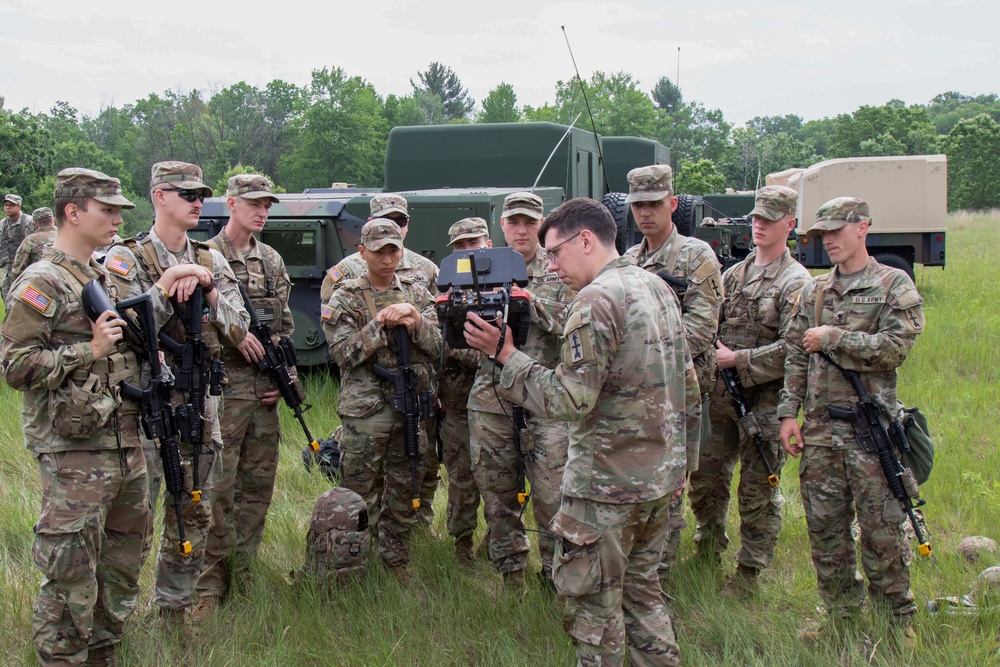 1-128th Soldiers train on unmanned aircraft systems