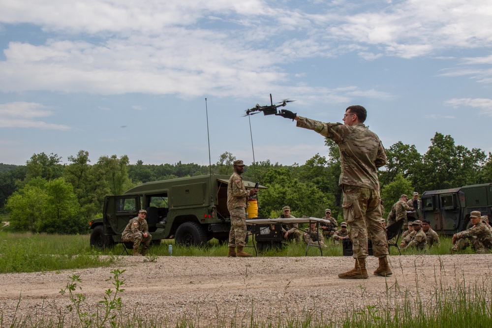 1-128th Soldiers train on unmanned aircraft systems