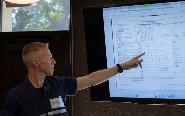 Coast Guard Reserve ICS Training 2025