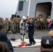 Family, friends and midshipmen embark USS Somerset for Tiger Cruise