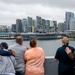 Family, friends and midshipmen embark USS Somerset for Tiger Cruise