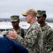 Family, friends and midshipmen embark USS Somerset for Tiger Cruise