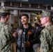 Family, friends and midshipmen embark USS Somerset for Tiger Cruise