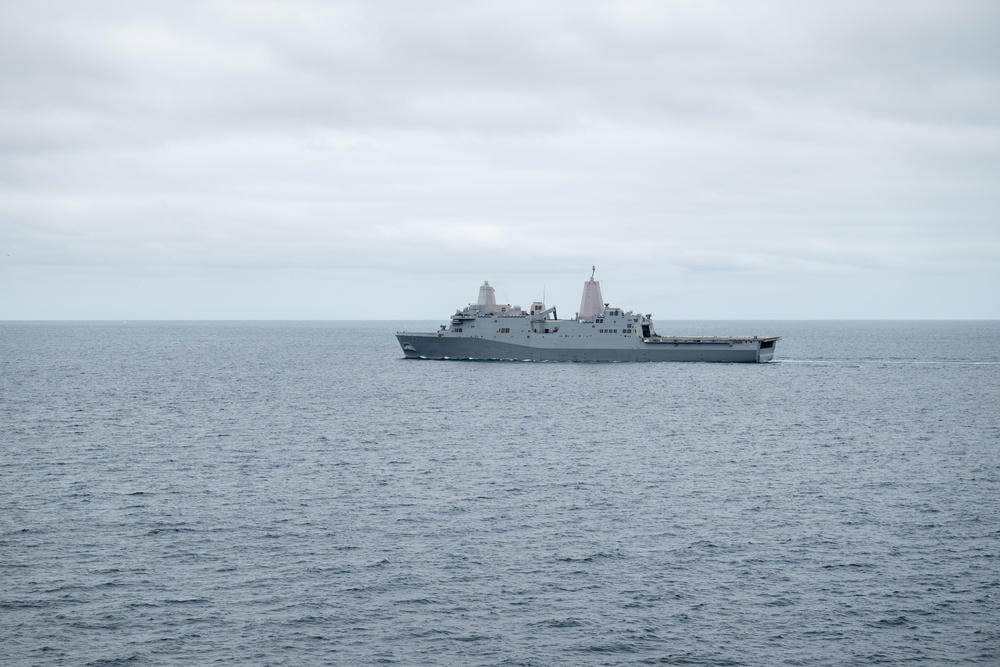 Family, friends and midshipmen embark USS Somerset for Tiger Cruise