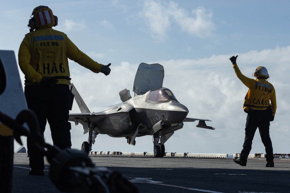 31st MEU | F-35B Lightning II flight operations