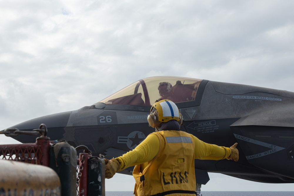 31st MEU | F-35B Lightning II flight operations