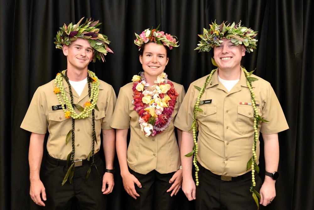 U.S. Pacific Fleet Band Frocks Three Musicians 2nd Class