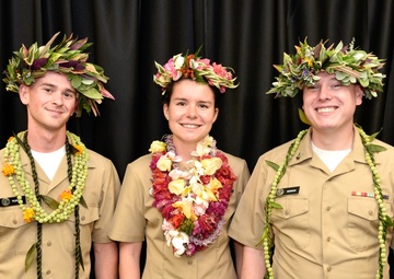 U.S. Pacific Fleet Band Frocks Three Musicians 2nd Class