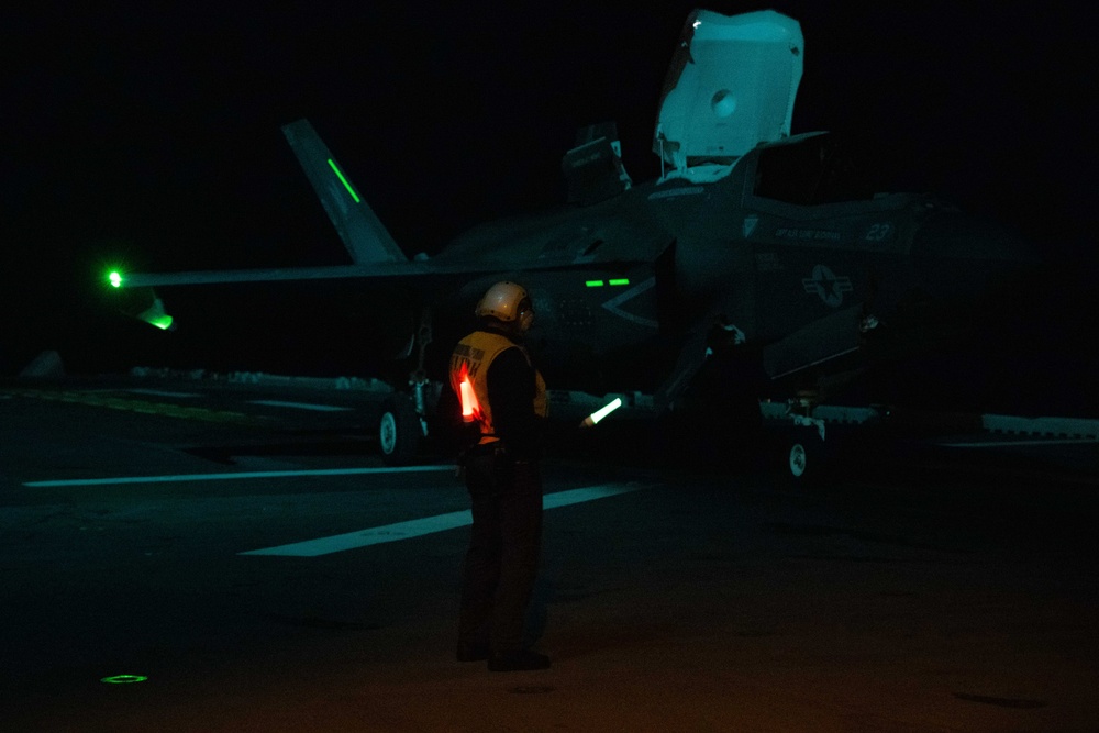 USS America (LHA 6) Conducts Flight Operations