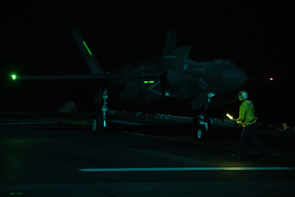 USS America (LHA 6) Conducts Flight Operations