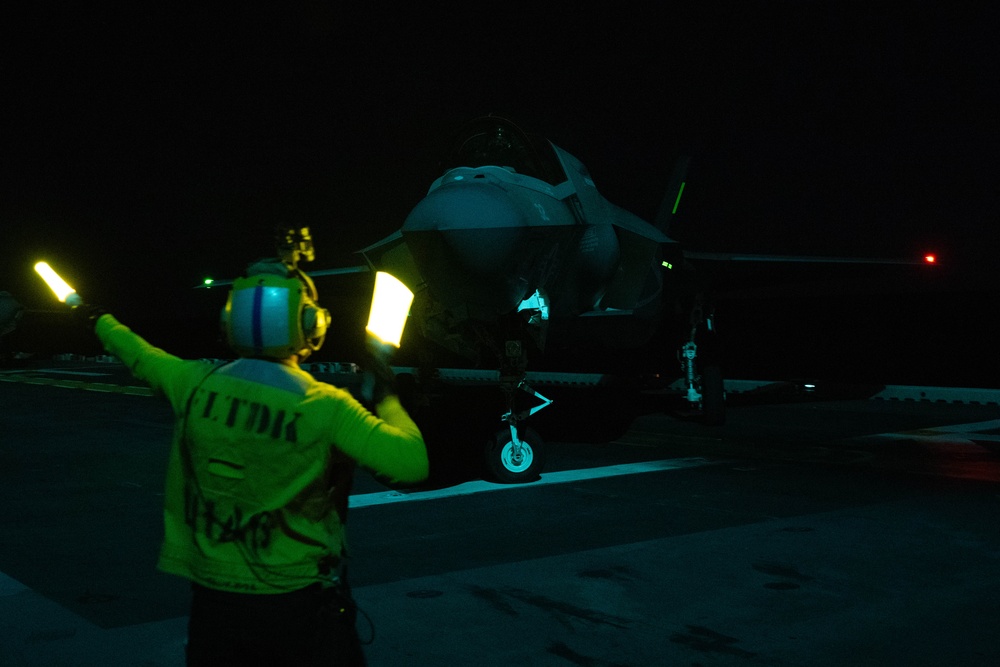 USS America (LHA 6) Conducts Flight Operations
