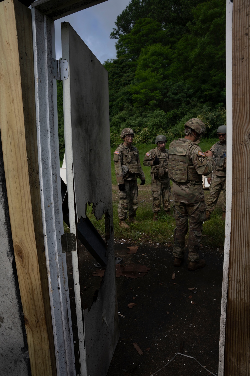 113th Engineer Battalian conduct Urban Demon during AT