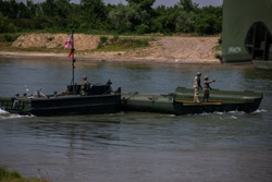 U.S. and Romanian soldiers Conduct Wet Gap Crossing during Saber Guardian 25 [Image 4 of 12]