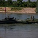 U.S. and Romanian soldiers Conduct Wet Gap Crossing during Saber Guardian 25