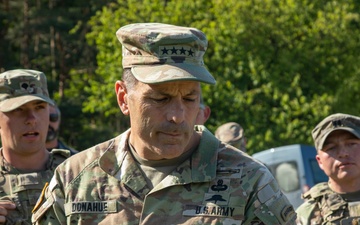 General Donahue visits Project Flytrap operations